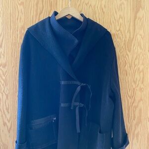 Wool blend Hooded coat